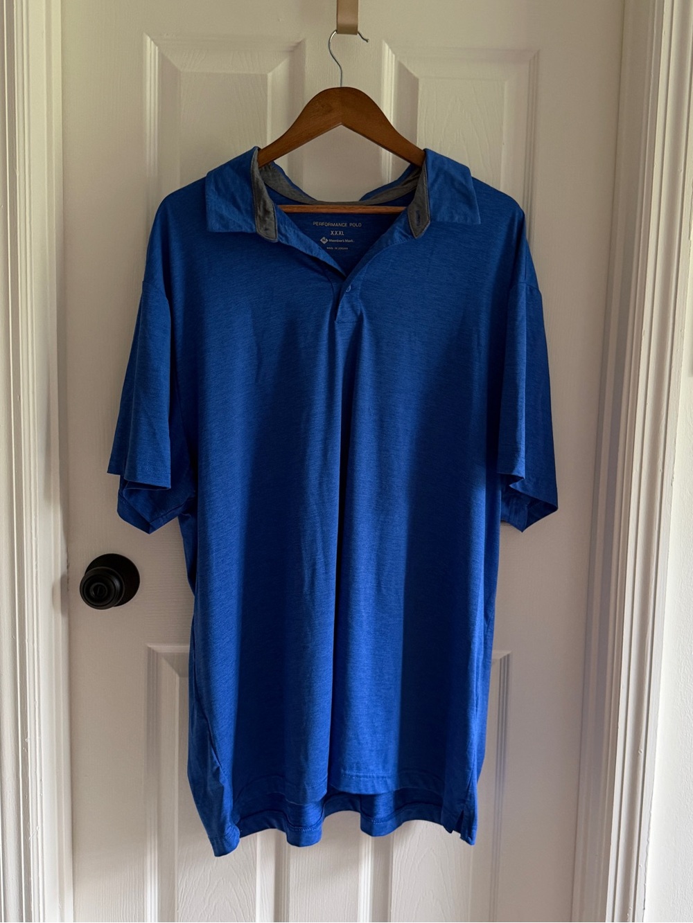 Men's Royal Blue Performance Polo Shirt